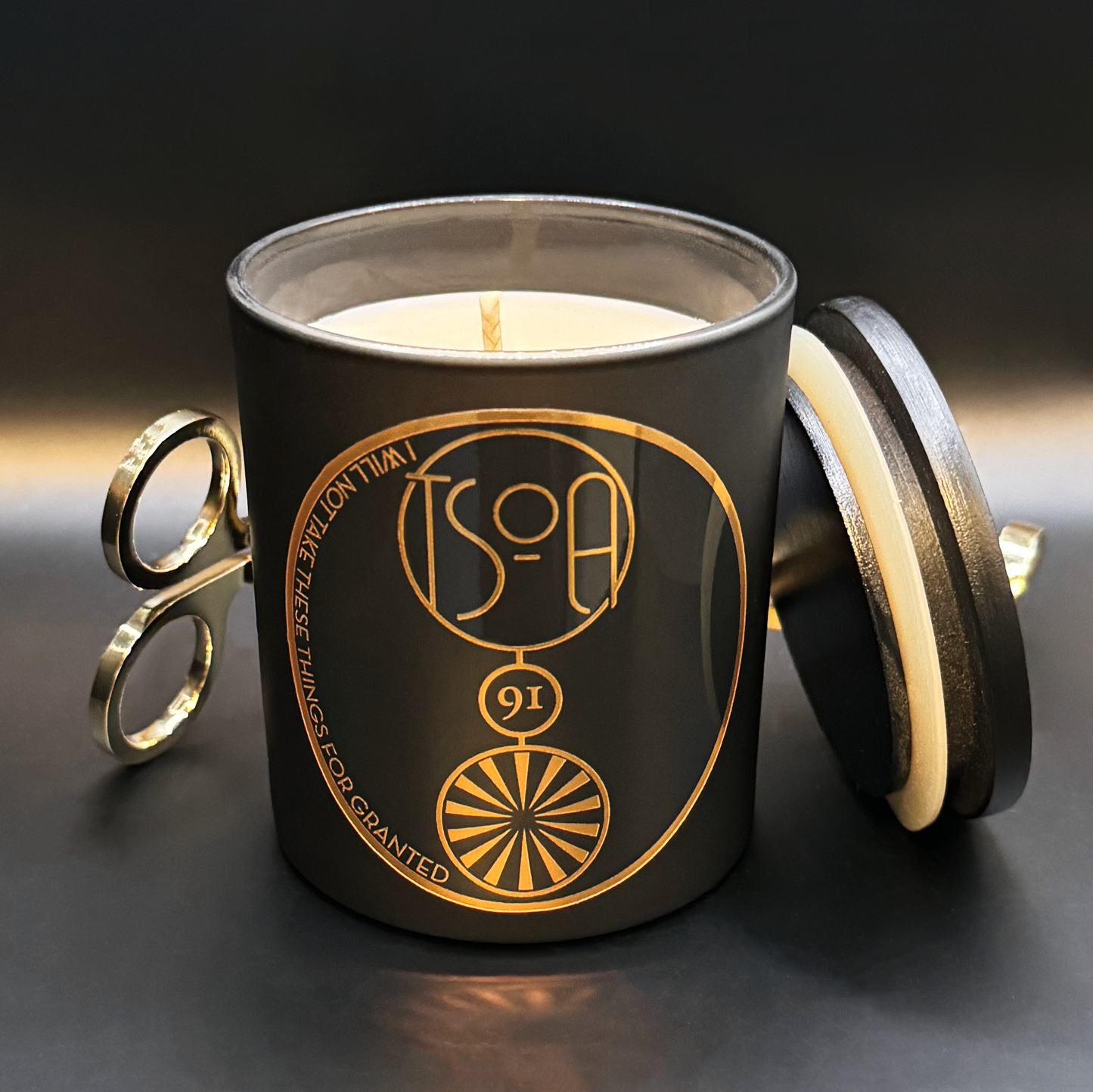 "I Will Not Take These Things For Granted" Limited-Edition Song Candle